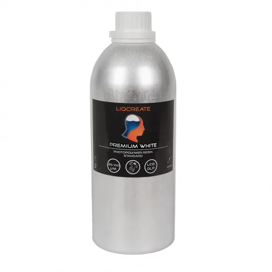 Résine Liqcreate Premium UV 405nm 1kg blanche